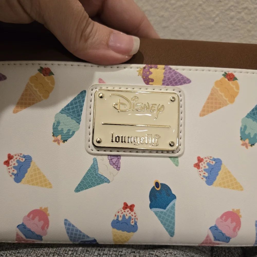 Loungefly Brown and Tan Ice Cream Wallet - Picture 8 of 14